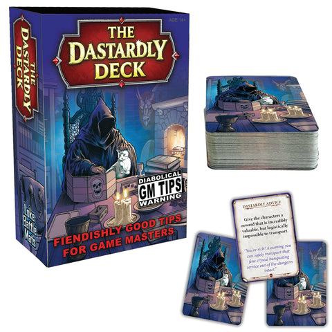 The Dastardly Deck - 100 Fiendishly Good DM Tips (expected in stock on 29th October)