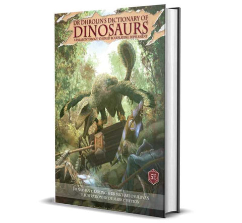 Dr Dhrolin's Dictionary of Dinosaurs (D&D 5E Compatible) (expected in stock on 9th September)
