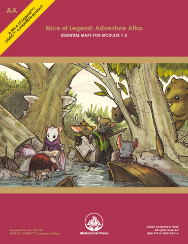 Mice of Legend: Atlas AA: Perils of Portal Lake (for Modules M1-M3)