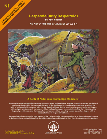 Mice of Legend: Module N1: Desperate Dusty Desperados