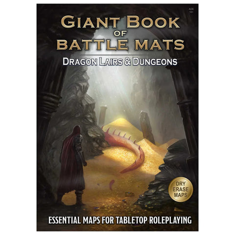 Giant Book of Battle Mats: Dragon Lairs and Dungeons (expected in stock on 10th February)