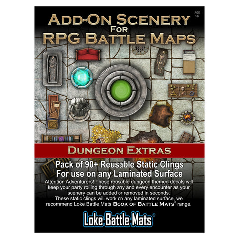 Dungeon Extras: Add-On Scenery For RPG Maps (expected in stock on 9th July)