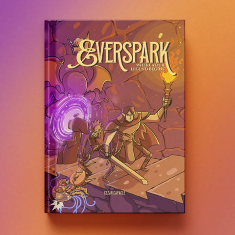 Everspark - A solo/multiplayer fantasy TTRPG (expected in stock on 4th September)