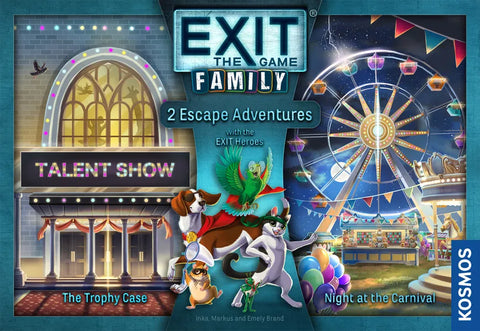 EXIT: The Game - Family: 2 Escape Adventures - The Trophy Case and Night at the Carnival