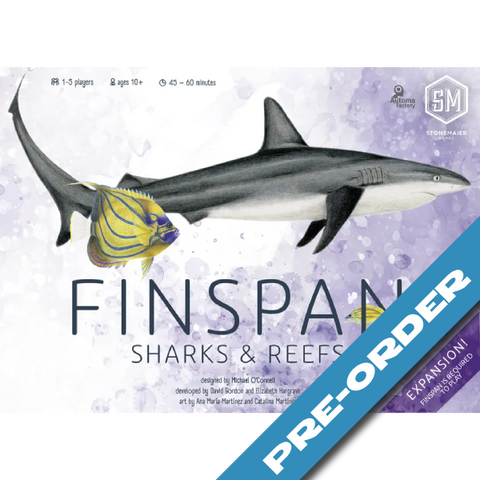 Finspan: Sharks & Reefs (Pre-order, expected for release end of June 2026)