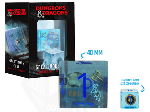 D&D Jumbo Gelatinous Cube D6 40mm