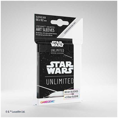 Gamegenic Star Wars: Unlimited Art Sleeves - Card Back White (release date 8 November)