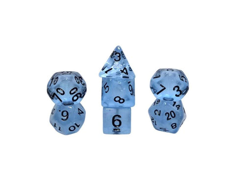 Dice Set Glow: Blue Sky