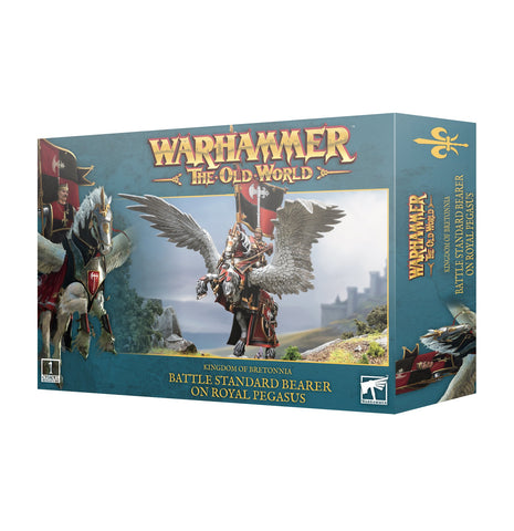 Warhammer: The Old World: Kingdom Of Bretonnia - Battle Standard On Royal Pegasus
