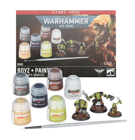 Warhammer 40,000: Orks + Paints (release date 25th July)