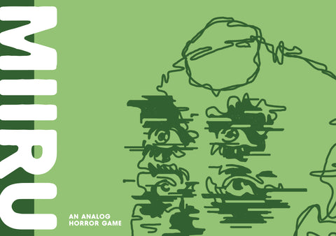 MIRU II: An Analog Horror Game (green cover) + complimentary PDF (in book)