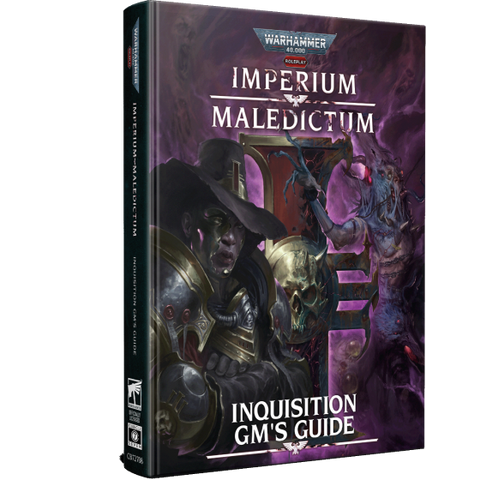 Warhammer 40,000 Roleplay: Imperium Maledictum Inquisition GM's Guide + complimentary PDF (expected in stock by 19th September)