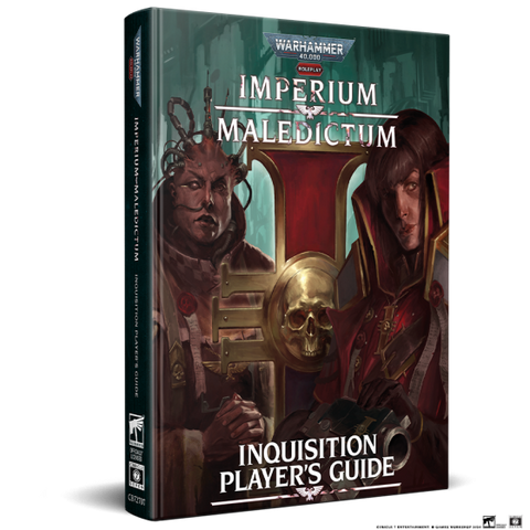 Warhammer 40,000 Roleplay: Imperium Maledictum Inquisition Player's Guide + complimentary PDF  (expected in stock by 19th September)