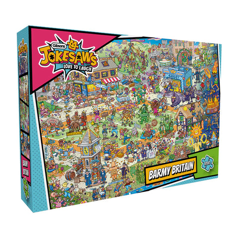 Jokesaws Barmy Britain 1000 Piece Jigsaw Puzzle