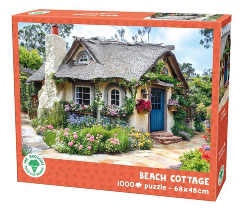Jigsaw: Mr.Broccoli - Beach Cottage (1000 Pieces)