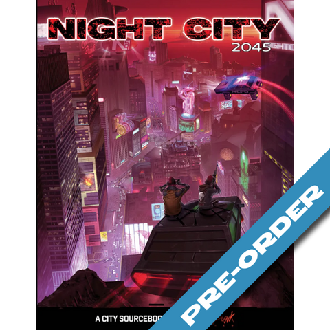 Cyberpunk Red RPG: Night City 2045 + complimentary PDF (pre-order)