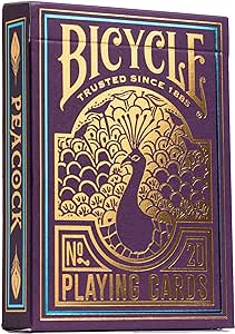 Bicycle Purple Peacock Playing Cards (expected in stock on 11th June)