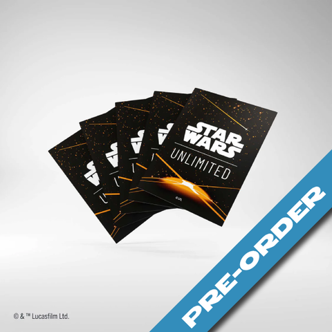 Gamegenic Star Wars: Unlimited Art Sleeves - Card Back Orange - pre-order (release date 14th March)