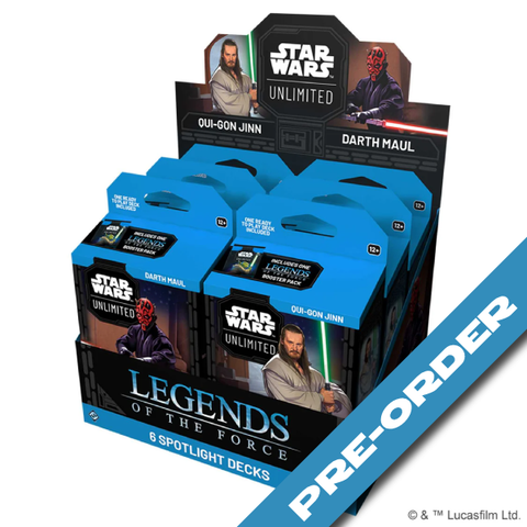 Star Wars: Unlimited Spotlight Deck Darth Maul & Qui-Gon Jinn Bundle - Legends of the Force