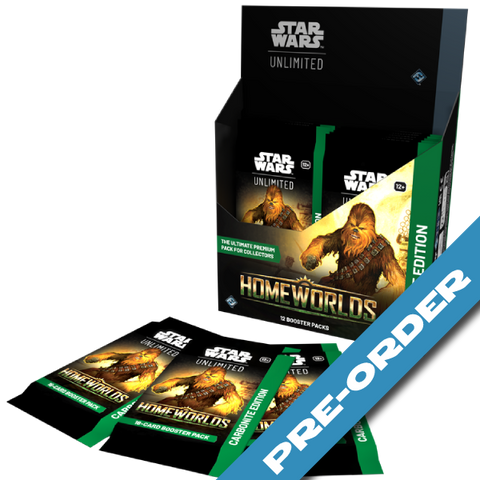 Star Wars Unlimited Homeworlds Set 9 Carbonite Collector Booster - pre-order (release date 9th October)