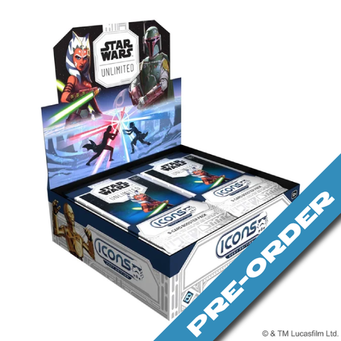 Star Wars Unlimited: ICONS 2027 – Booster Display (24 boosters) - pre-order (release date 20th November)
