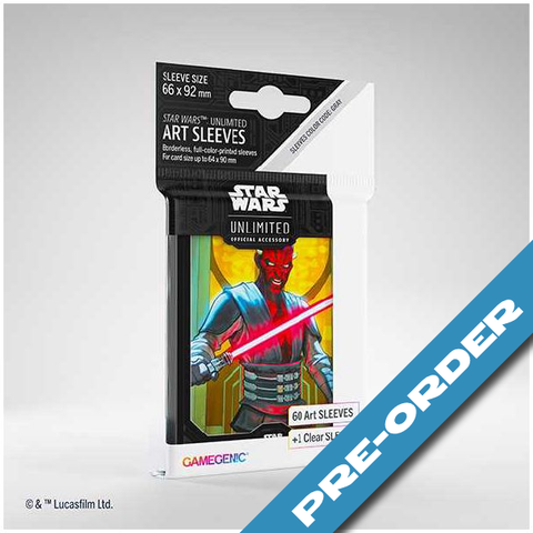 Gamegenic Star Wars: Unlimited Art Sleeves - Darth Maul - pre-order (release date 8 November)