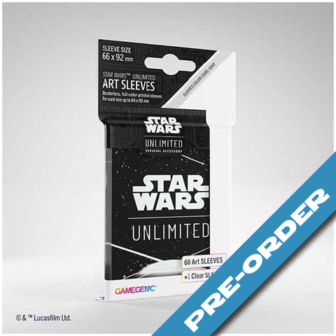 Gamegenic Star Wars: Unlimited Art Sleeves - Card Back White - pre-order (release date 8 November)