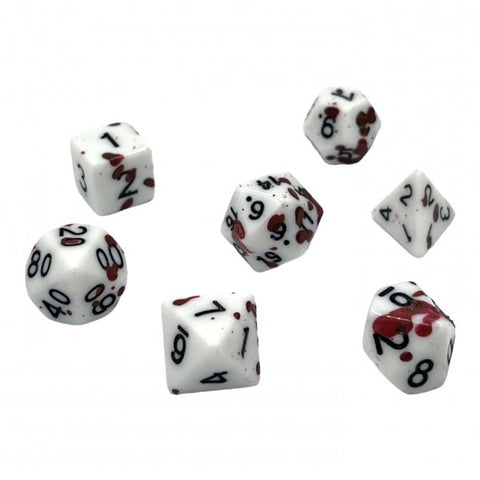 Dice Set: Sparkling Blood