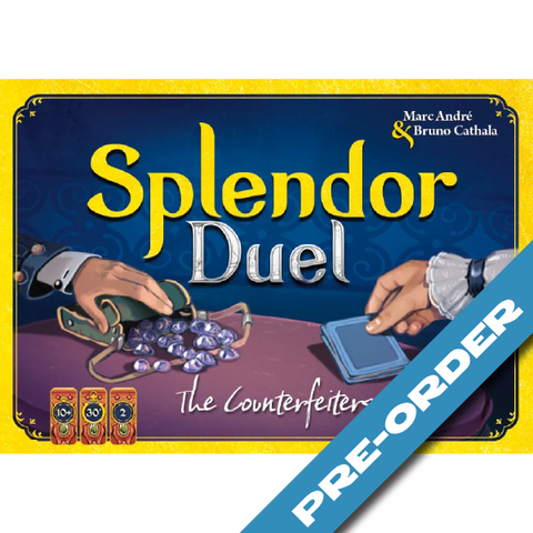 Splendor Duel: The Counterfeiters (pre-order, expected for release in early July 2026)