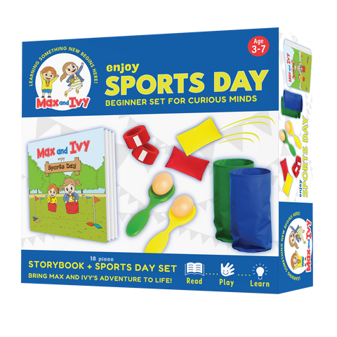 Max and Ivy enjoy Sports Day