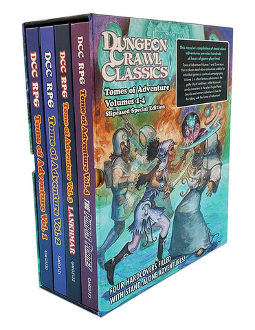 Dungeon Crawl Classics: Tome of Adventure 1-4 Slipcase Set
