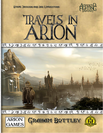 Advanced Fighting Fantasy: Travels in Arion (hardcover) + complimentary PDF
