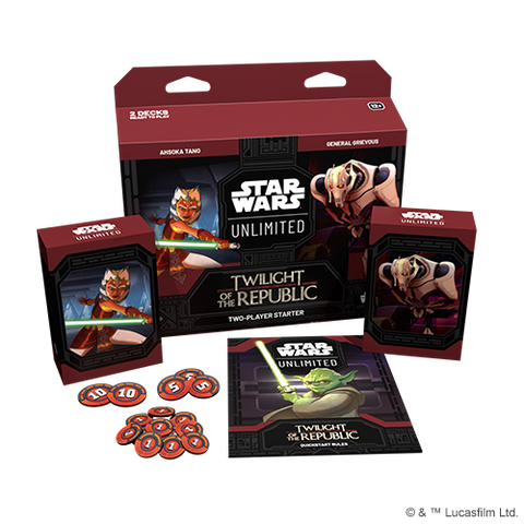 Star Wars: Unlimited Twilight of the Republic Two-Player Starter (release date 8 November)