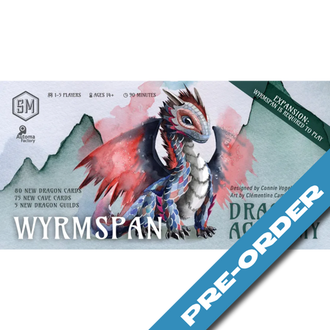 Wyrmspan: Dragon Academy (pre-order. Expected for release in October 2025)