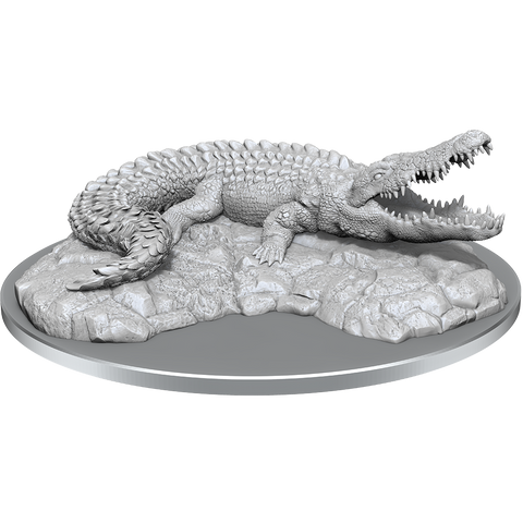 WZK90654: Giant Crocodile: WizKids Deep Cuts Unpainted Miniatures (W21)