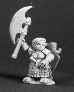 03293 Ursula Silverbraid, Female Dwarf Warrior - Leisure Games