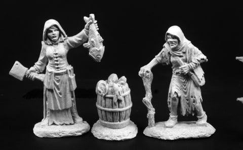 03789 Townfolk of Dreadmere - Fishwife & Crone - Leisure Games
