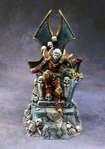 03807 Dragoth the Defiler, Undead Lord on Throne - Leisure Games