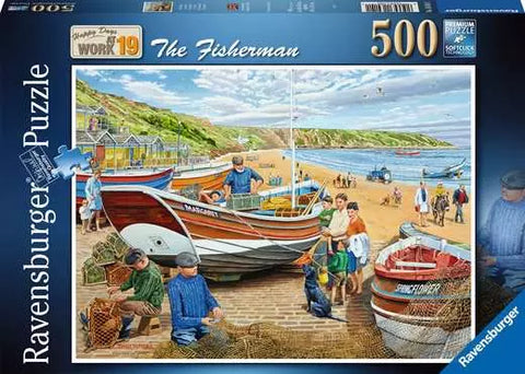Jigsaw: Happy Days at Work, The Fisherman (500pc)