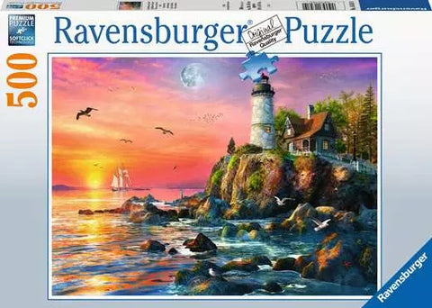 Jigsaw: Lighthouse at Sunset (500pc)