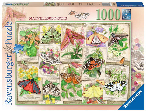 Jigsaw: Marvellous Moths (1000pc)
