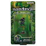 WZK73324 Girl Rogue and Badger: WizKids Wardlings Miniatures