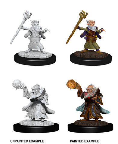 WZK73382 Male Gnome Wizard: D&D Nolzur's Marvelous Miniatures