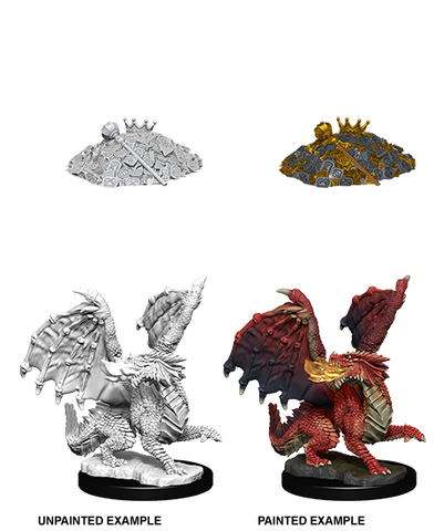 WZK73851: Red Dragon Wyrmling: D&D Nolzur's Marvelous Unpainted Miniatures (W10)
