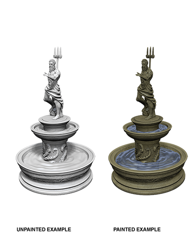 WZK73865: Fountain: WizKids Deep Cuts Unpainted Miniatures (W10)