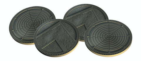 a|state The Three Coins coins (set of 4)