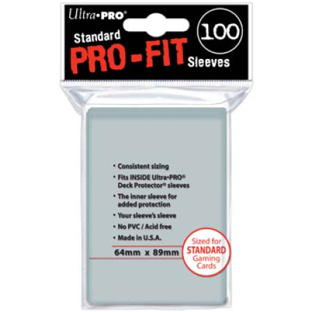 PRO-Fit Standard Size Deck Protectors 100ct (Ultra-Pro)