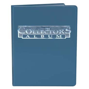 4 Pocket Collectors Portfolio Blue