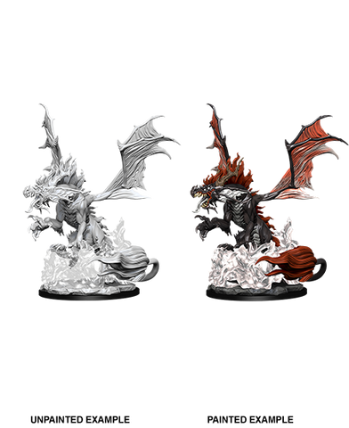 WZK90095 Nightmare Dragon: Pathfinder Battles Deep Cuts Unpainted Miniatures (W12)
