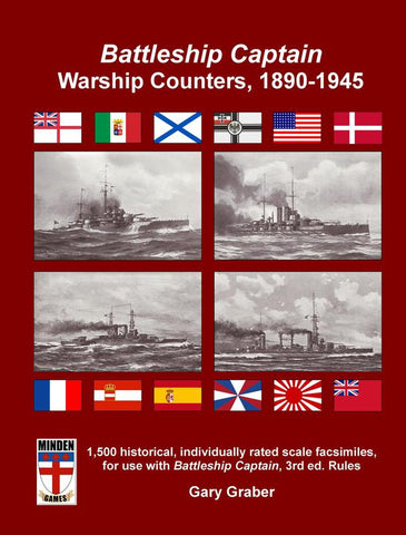 Battleship Captain Warship Counters, 1890-1945 - Leisure Games